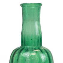 gjenstander Mini glass vase blomstervase grønn Ø8,5cm H15cm