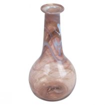 gjenstander Mini glass vase blomstervase lilla Ø7,5cm H15cm