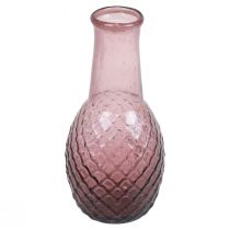 gjenstander Mini Vase Lilla Glass Vase Blomster Vase Glass Diamanter Ø6cm H12cm