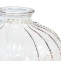 gjenstander Minivaser dekorative glassvaser blomstervaser H8,5–11 cm sett med 3 stk