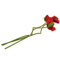 gjenstander Valmuerød 58cm - 74cm 3 stk