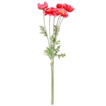 gjenstander Valmuer Kunstrosa Kunstige Blomster Ø6–7cm L78cm 3stk