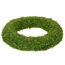 gjenstander Dekorativ mosekrans for sesongarrangementer og individuelt design, 15 cm, 6 stk.