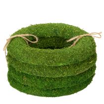 gjenstander Mosekrans som en allsidig base for kreative blomsterdekorasjoner og dekorasjonsideer, 20 cm, 4 stk.