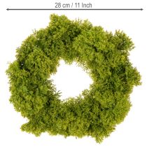 gjenstander Kunstig mosekrans, dekorativ til bord eller dør, 28 cm