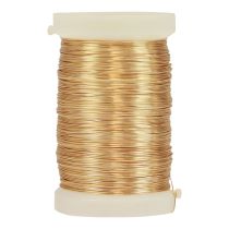 Blomstertråd myrtråd dekorativ tråd gull 0,30mm 100g 3stk