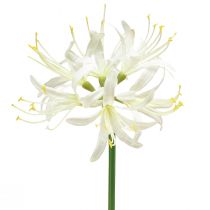 gjenstander Nerine Guernsey Lily Kunstig Blomst Hvit Gul Ø15cm L65cm