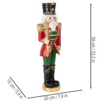 gjenstander Nøtteknekker Dekorativ Figur Festlig Juledekorasjon 59cm