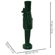 gjenstander Nøtteknekkerfigur, stående, juledekorasjon, flokket, 77 cm