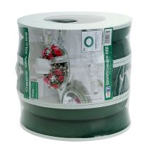 gjenstander Blomstret skumringkrans grønn H2,5cm Ø17cm 6 stk