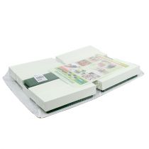 gjenstander Blomsterskum murstein borddekor grønn 22cm x 7cm x 5cm 10 stk