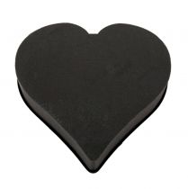 Plug-in materiale hjerteblomstret skum svart 33cm 2stk bryllupsdekorasjon