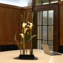 gjenstander OASIS® Black Table Deco Medi Floral Foam 4 stk