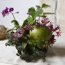 gjenstander Blomsterskum sylinderplugg svart Ø15cm H5cm 2stk