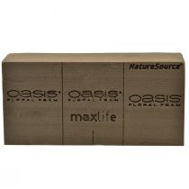 gjenstander Oasis NatureSource Maxlife Floral Foam Murstein Brun 23×11×7,5 cm 1 stk.