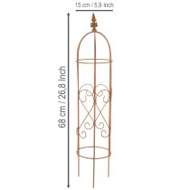 gjenstander Hageespalier, klatrehjelpemiddel for roser og andre klatreplanter, ideelt hagedesign, 108 cm, sett med 2.