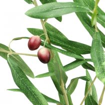 Kunstig olivengren dekorativ gren med oliven 100cm