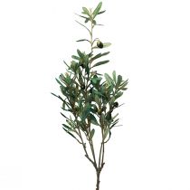 Olivengrein kunstig dekorativ gren olivendekor 84cm