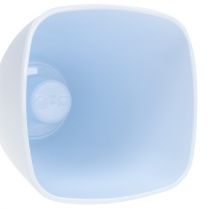 gjenstander Orkidepotte blank Ø12,5cm hvit 1 stk
