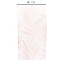 gjenstander Organzabånd, chiffonbånd, jungeloransje, 40 mm, 15 m