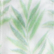 gjenstander Organzabånd, chiffonbånd, grønt plantebånd, 40 mm x 15 m