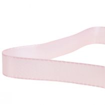 Dekorbånd gavebånd rosa bånd selvkant 15mm 3m