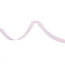 gjenstander Organza bånd gavebånd rosa bånd selvkant 6mm 50m