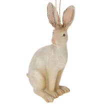 gjenstander Påskeharefigur til oppheng påskepynt polyresin H9,5cm 4stk