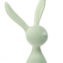 gjenstander Påskeharepynt, Sittende Kaniner, Flokket, Grønn/Brun, 36 cm, 3 Stk.