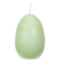 gjenstander Påskelys, eggformede, grønne, 9 cm, 20 timer, 6 stk.