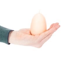 gjenstander Påskelys, eggformet, eggformede påskelys, ferskendesign, Ø6 cm, H9 cm, 6 stk.