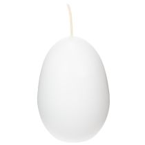 gjenstander Påskelys, eggformede, spesielle lys til påske, hvite, 9 cm, 6 stk.