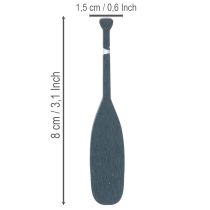 gjenstander Miniatyr padledekorasjon for maritim dekor, 8 cm, 18 deler