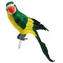 Dekorativ papegøyegrønn 44cm