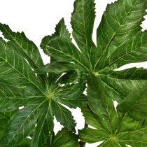 gjenstander Papaya blader kunstig deco gren kunstig plante grønn 40cm