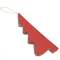 gjenstander Papir juletre Bordeaux juleanheng H20cm