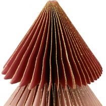 gjenstander Papir juletre Papir juletre Bordeaux H30cm