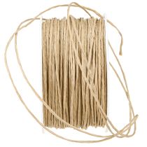 gjenstander Papirinnpakket ståltråd, ståltrådinnpakket, Ø2 mm, 100 m, naturlig