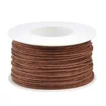 gjenstander Papir wire craft wire wire pakket brun Ø2mm 100m