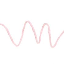 Papirledning ledet inn i wire Ø2mm 100m rosa