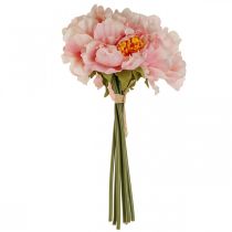 gjenstander Paeonia Peony Kunstig Blomst Peonie Rosa Ø6cm 28cm 7 stk