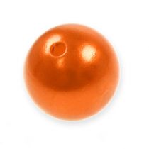 gjenstander Deco perler Ø2cm oransje 12st
