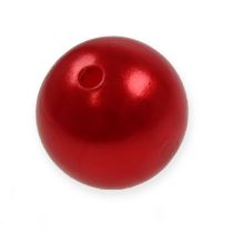 gjenstander Deco perler Ø2cm rød 12p