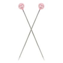 Perlehodepinner rosa Ø4mm 4cm 150p