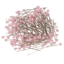 gjenstander Perlehode-nåler rosa Ø4mm 4cm 150 stk