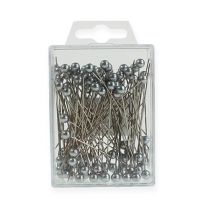 gjenstander Perlehodepinner Ø6mm 65mm sølv