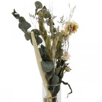 Tørkede blomsterbukett eukalyptus tørr blomstersett H30-35cm