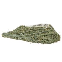 gjenstander Plantehjerte laget av naturmateriale med folieinnlegg, 22 cm, 2 stk.