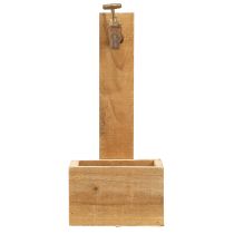 gjenstander Plantekar Trefontene Trough Optic Natural Rust L15,5cm