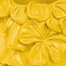 gjenstander Plantehode bust polyresin plantekasse gul 13,5×13×14cm